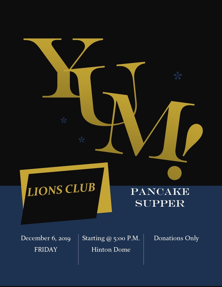 LIONS CLUB PANCAKE SUPPER