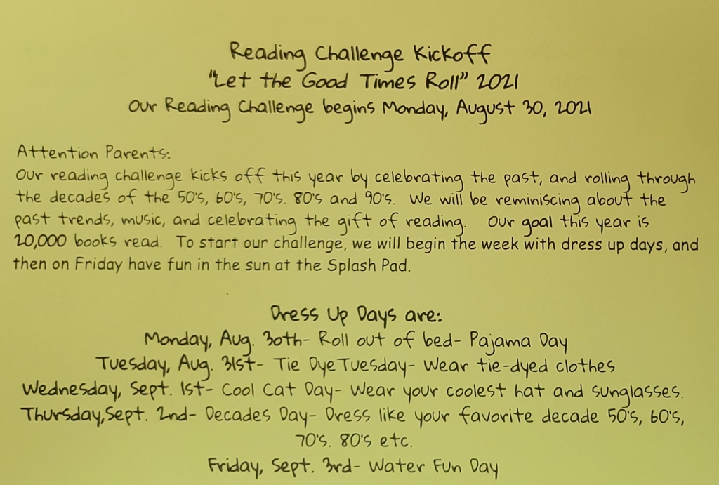 Reading Challenge